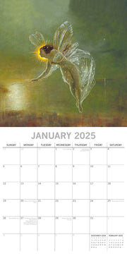 Fairies - 2025 Square Wall Calendar Arts 16 Months Premium Planner Gift V474-689986