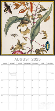Insects - 2025 Square Wall Calendar Arts 16 Months Premium Planner Gift V474-689992