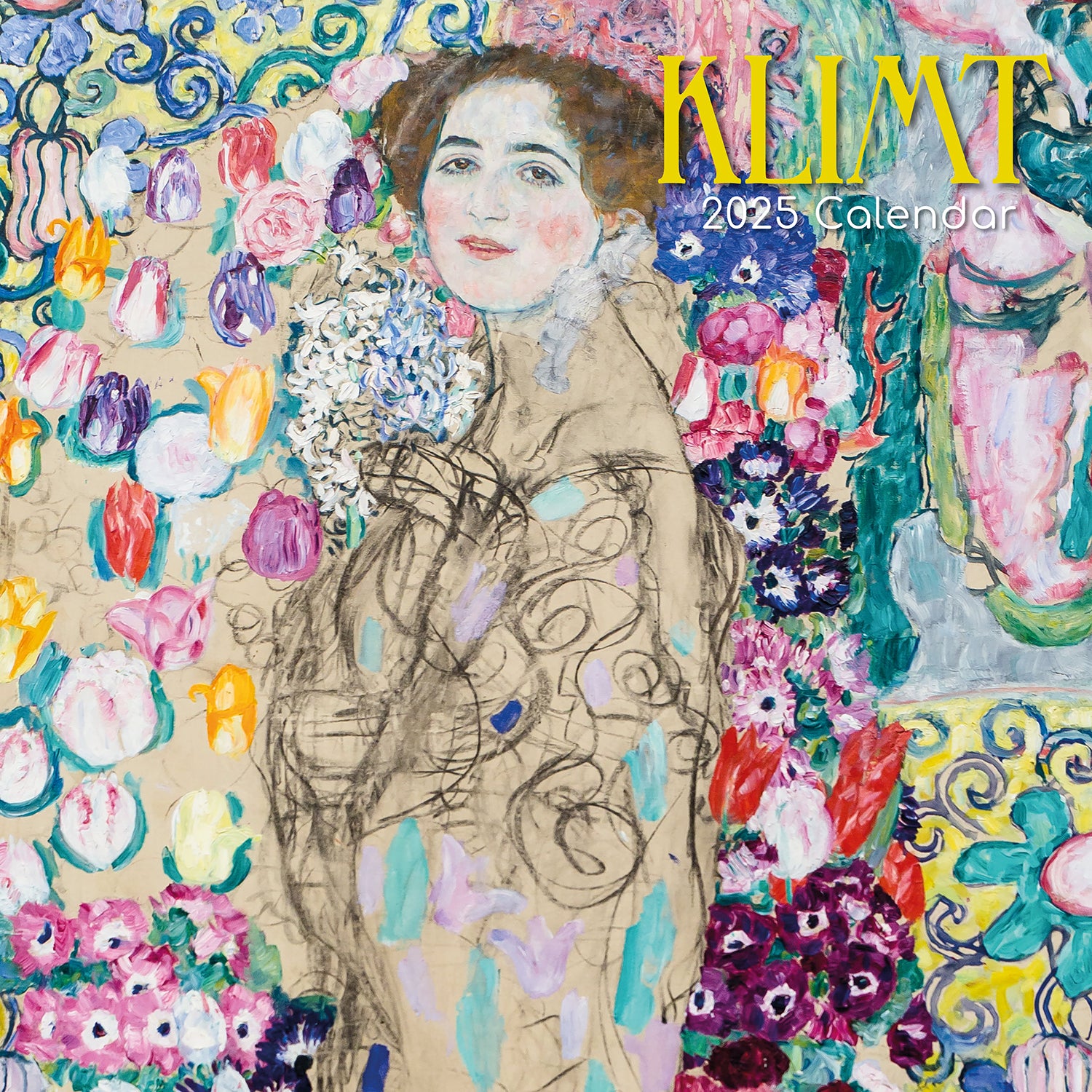 Klimt - 2025 Square Wall Calendar Arts Landscapes 16 Months Premium Planner Gift V474-689994