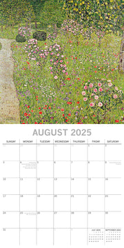 Klimt - 2025 Square Wall Calendar Arts Landscapes 16 Months Premium Planner Gift V474-689994