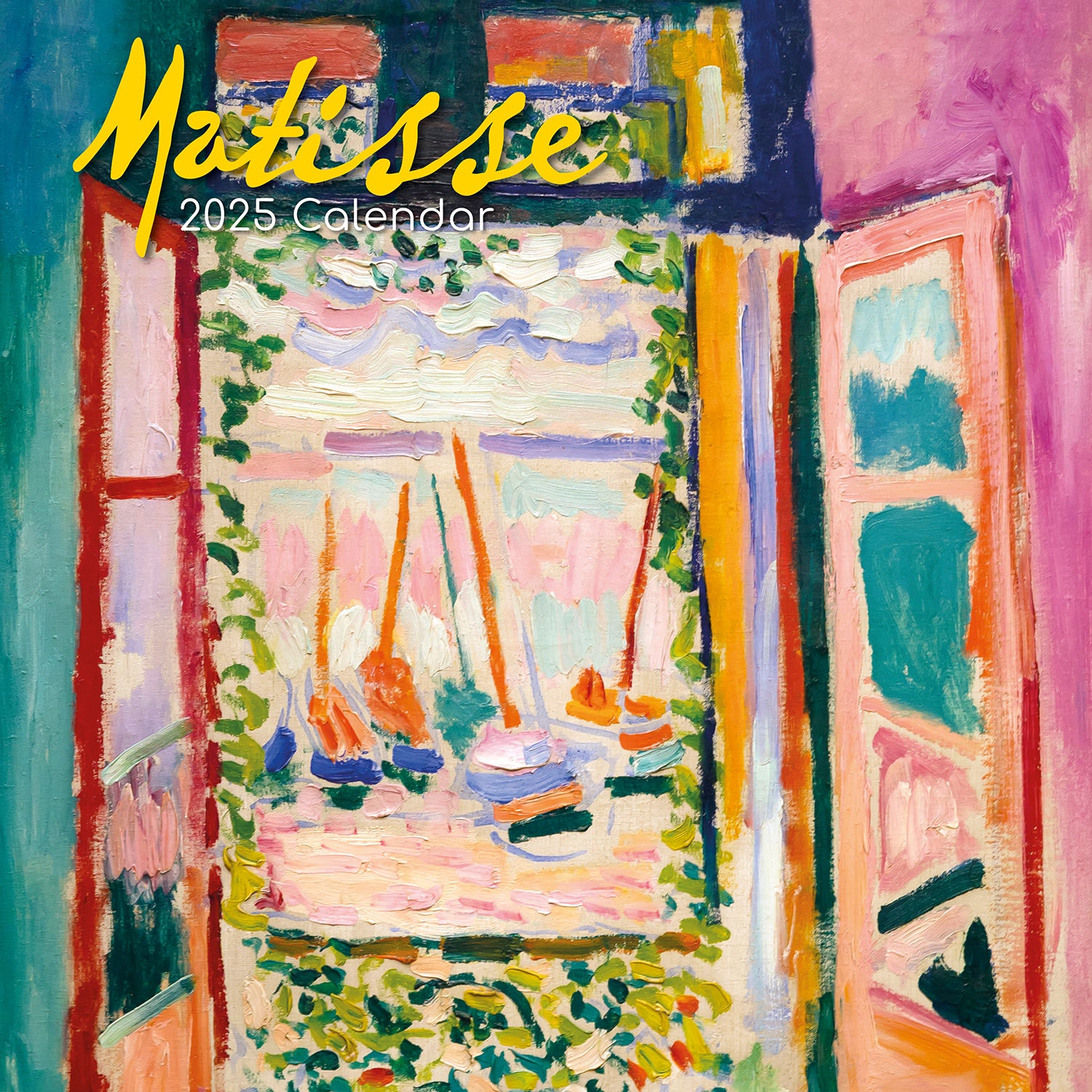 Matisse - 2025 Square Wall Calendar Arts 16 Months Premium Planner Gift V474-689995