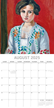 Matisse - 2025 Square Wall Calendar Arts 16 Months Premium Planner Gift V474-689995