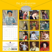Pre-Raphaelites - 2025 Square Wall Calendar Arts 16 Months Premium Planner Gift V474-690001