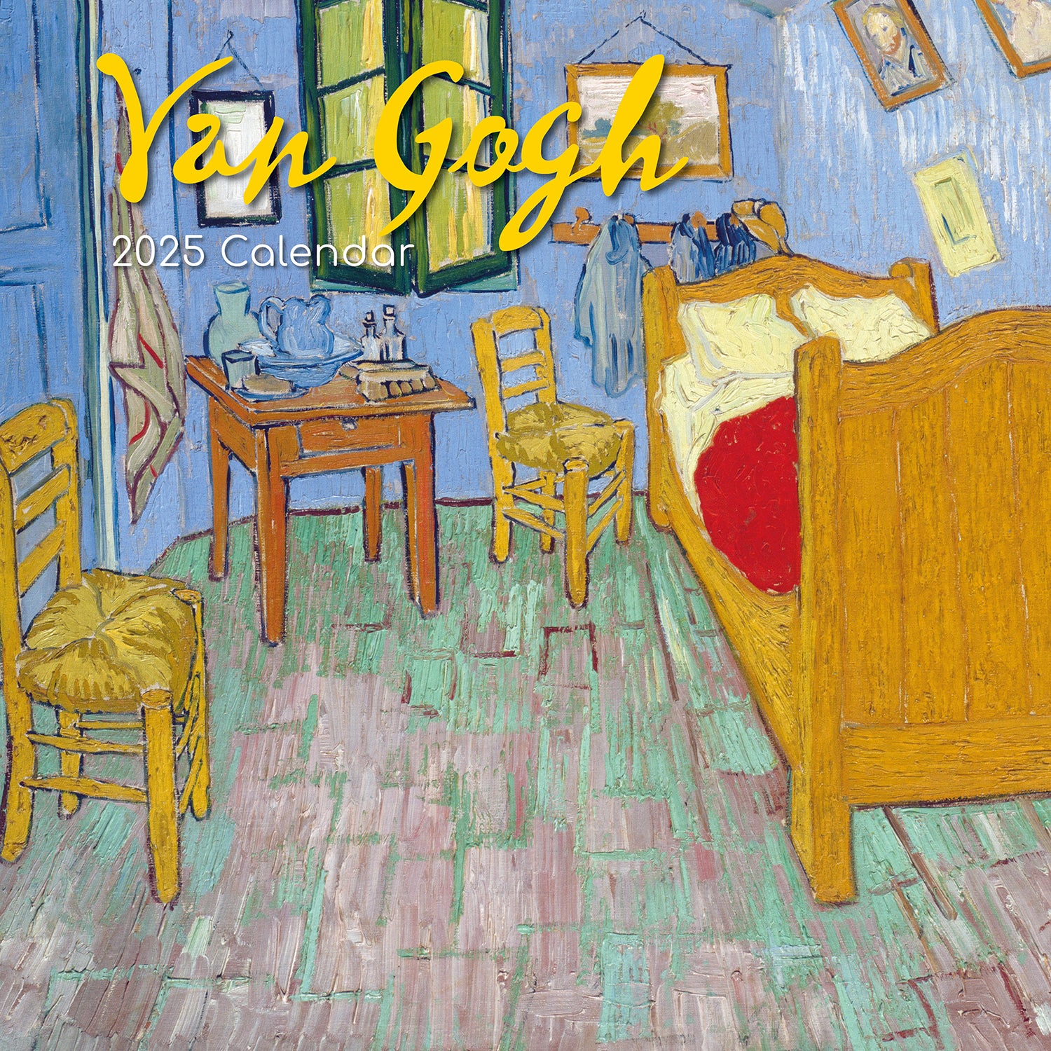 Van Gogh - 2025 Square Wall Calendar Arts 16 Months Premium Planner Gift V474-690009