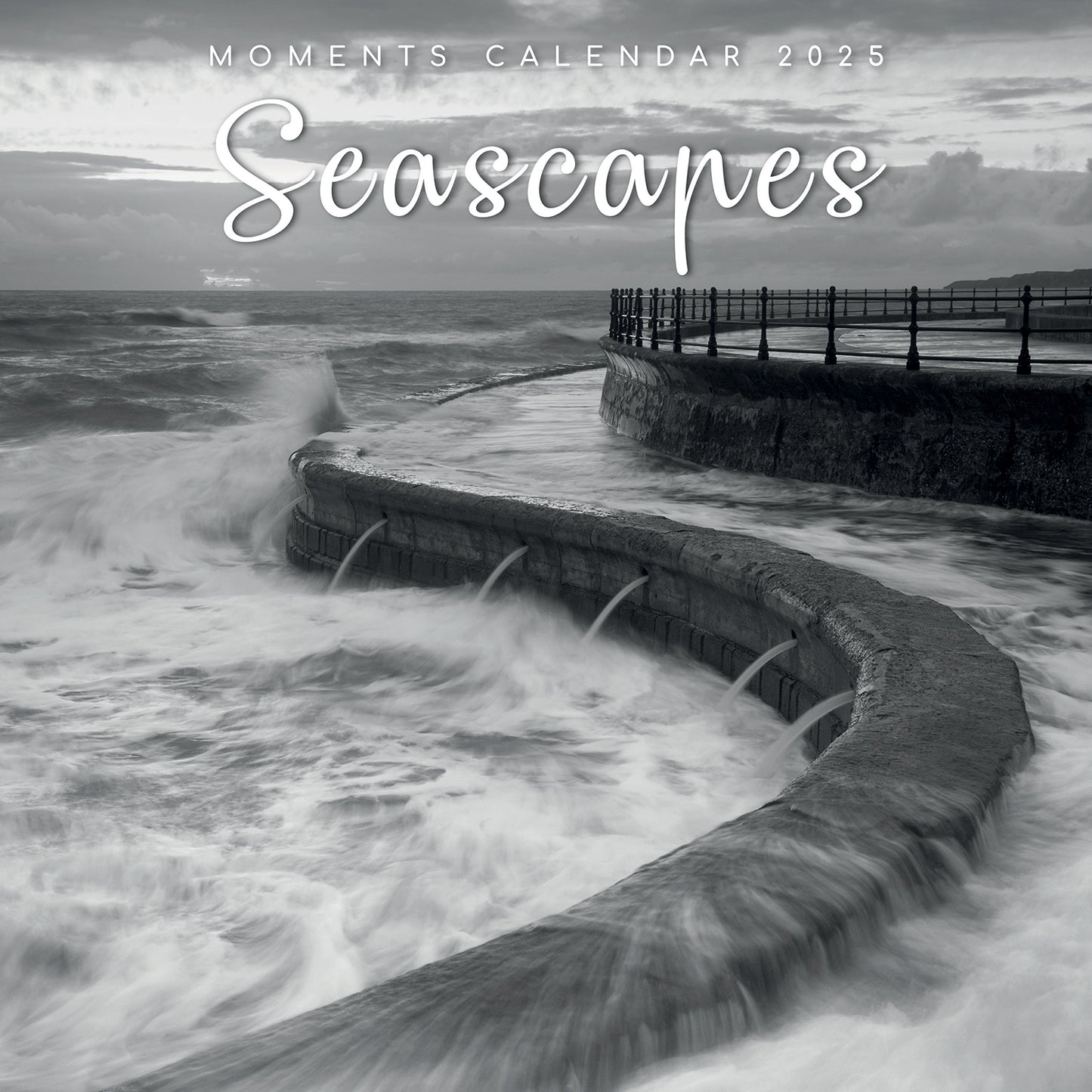 Seascapes - 2025 Square Wall Calendar 16 Months Premium Planner Christmas Gift V474-690028