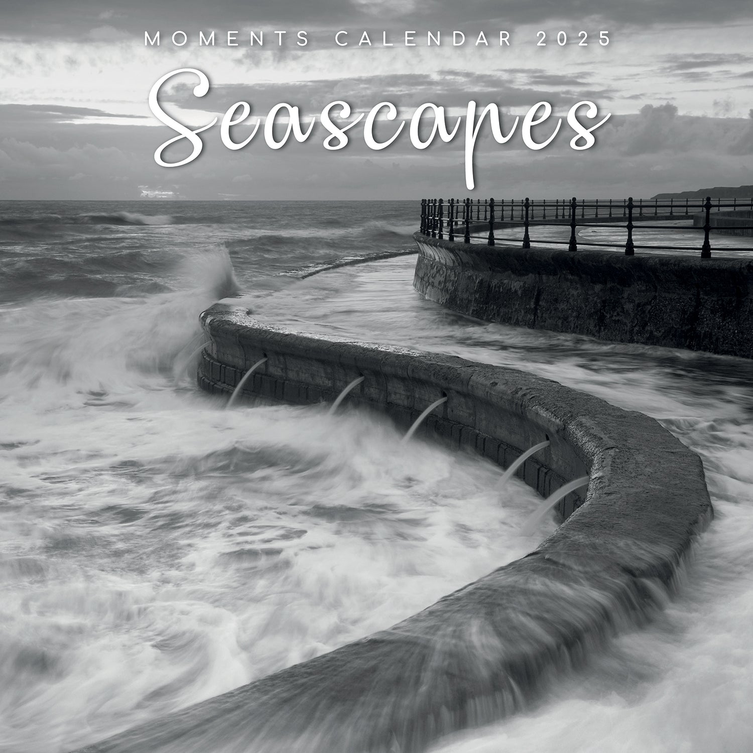 Seascapes - 2025 Square Wall Calendar 16 Months Premium Planner Christmas Gift V474-690028