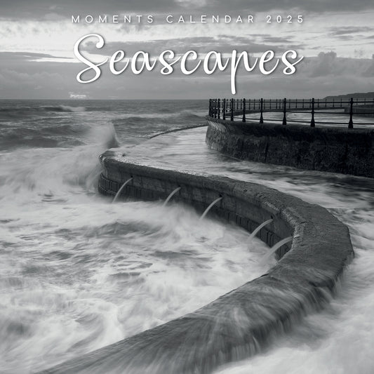 Seascapes - 2025 Square Wall Calendar 16 Months Premium Planner Christmas Gift V474-690028