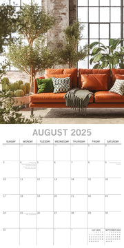 House Plants - 2025 Square Wall Calendar Floral 16 Months Premium Planner Gift V474-690108