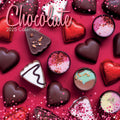 Chocolate 2025 Square Wall Calendar Food 16-Month Christmas Premium Planner Gift V474-690150