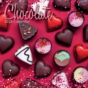 Chocolate 2025 Square Wall Calendar Food 16-Month Christmas Premium Planner Gift V474-690150