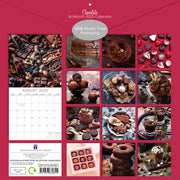 Chocolate 2025 Square Wall Calendar Food 16-Month Christmas Premium Planner Gift V474-690150