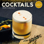 Cocktails 2025 Square Wall Calendar Food 16-Month Christmas Premium Planner Gift V474-690151