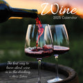 Wine 2025 Square Wall Calendar Food 16 Month Premium Planner Xmas New Year Gift V474-690157