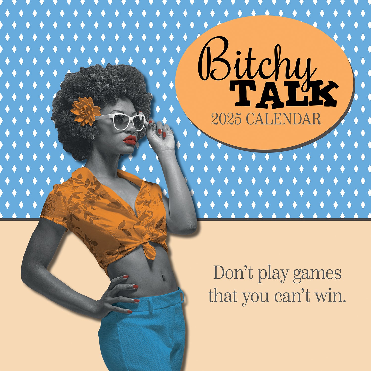 Bitchy Talk - 2025 Square Wall Calendar 16 Months Premium Planner New Year Gift V474-690263