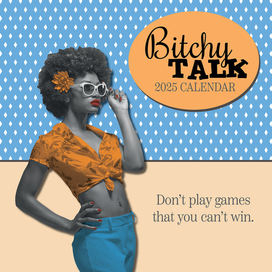 Bitchy Talk - 2025 Square Wall Calendar 16 Months Premium Planner New Year Gift V474-690263