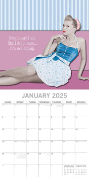 Bitchy Talk - 2025 Square Wall Calendar 16 Months Premium Planner New Year Gift V474-690263