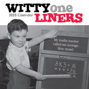 Witty One Liners - 2025 Square Wall Calendar 16 Months Premium Planner New Year V474-690273