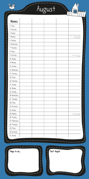 Home Organiser 2025 Square Wall Calendar 16 Months Premium New Year Planner Gift V474-690341