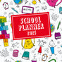 School Planner 2025 Square Wall Calendar 16Month Premium New Year Organiser Gift V474-690346