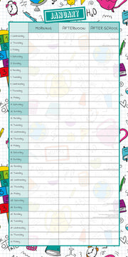 School Planner 2025 Square Wall Calendar 16Month Premium New Year Organiser Gift V474-690346