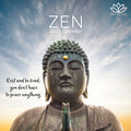 Zen - 2025 Square Wall Calendar 16-Month Christmas New Year Premium Planner Gift V474-690635