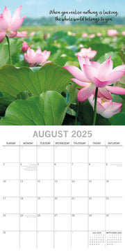 Zen - 2025 Square Wall Calendar 16-Month Christmas New Year Premium Planner Gift V474-690635