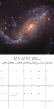 Space 2025 Square Wall Calendar 16-Month Christmas New Year Premium Planner Gift V474-690639