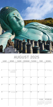 Japan 2025 Square Wall Calendar 16-Month Christmas New Year Premium Planner Gift V474-690641