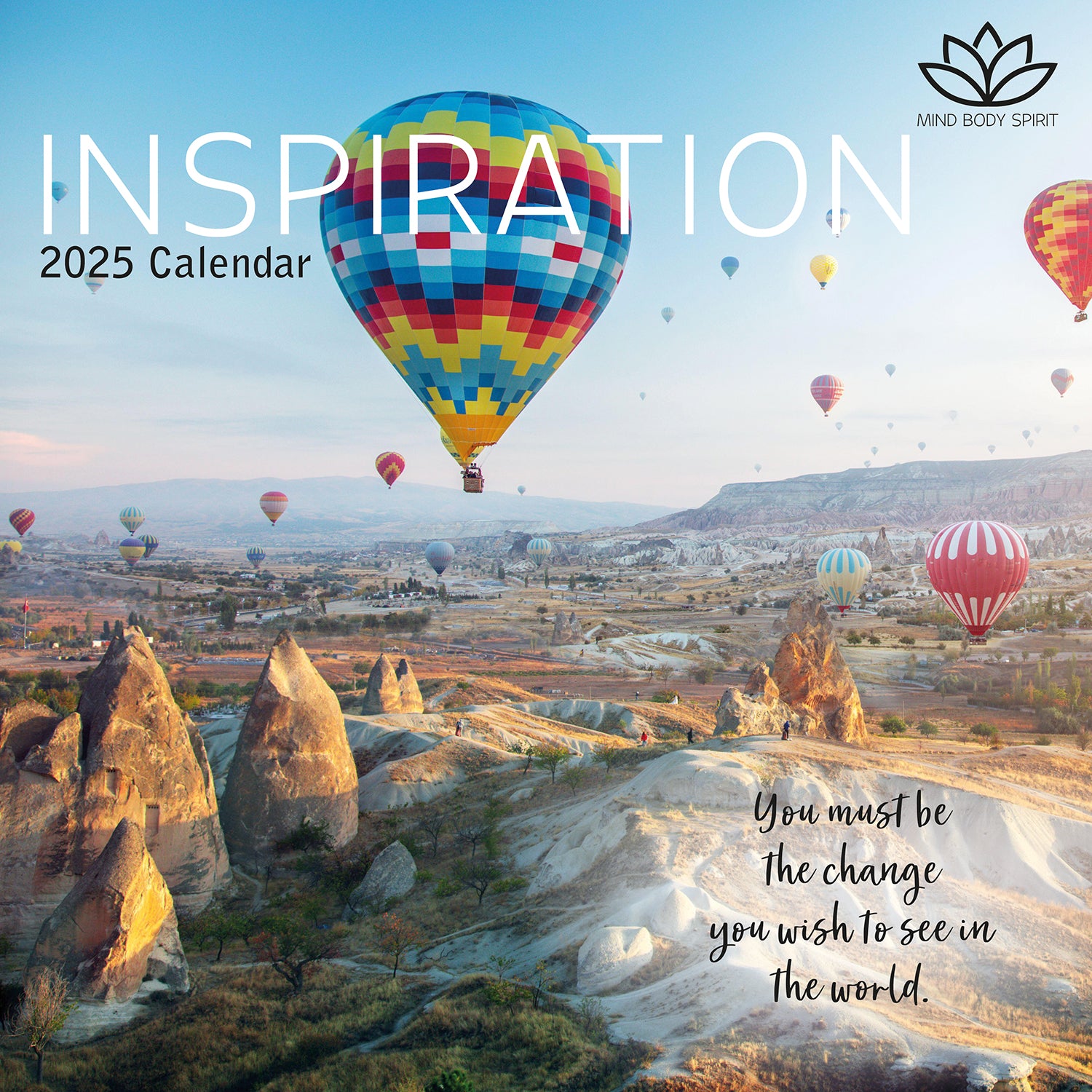 Inspiration - 2025 Square Wall Calendar 16 Months New Year Premium Planner Gift V474-690663