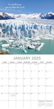 Inspiration - 2025 Square Wall Calendar 16 Months New Year Premium Planner Gift V474-690663