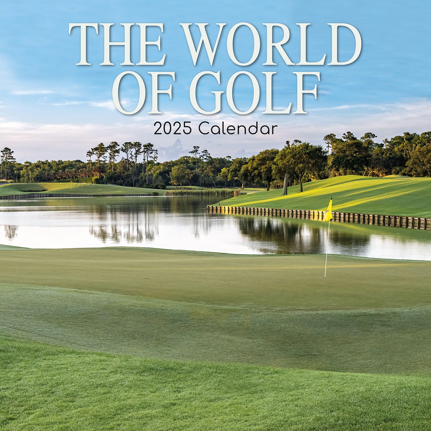 The World of Golf - 2025 Square Wall Calendar 16 Months New Year Planner Gift V474-690678