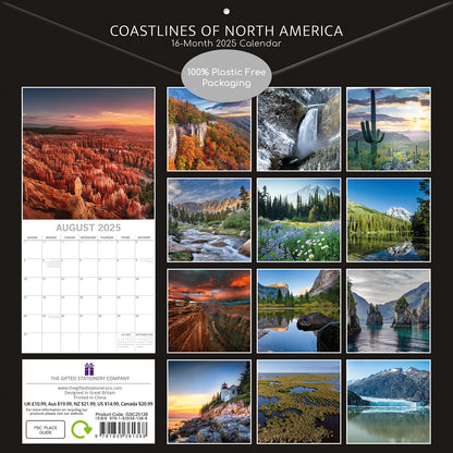 National Parks USA - 2025 Square Wall Calendar 16 Months New Year Planner Gift V474-690679