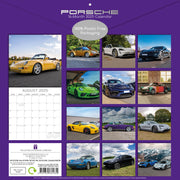 Porsche - 2025 Square Wall Calendar 16 Months Christmas New Year Planner Gift V474-690798