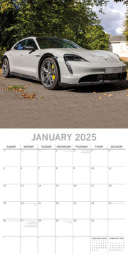 Porsche - 2025 Square Wall Calendar 16 Months Christmas New Year Planner Gift V474-690798