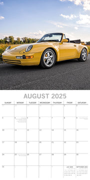 Porsche - 2025 Square Wall Calendar 16 Months Christmas New Year Planner Gift V474-690798