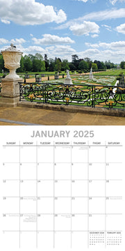 Great Gardens of England 2025 Square Wall Calendar 16Month New Year Planner Gift V474-690824
