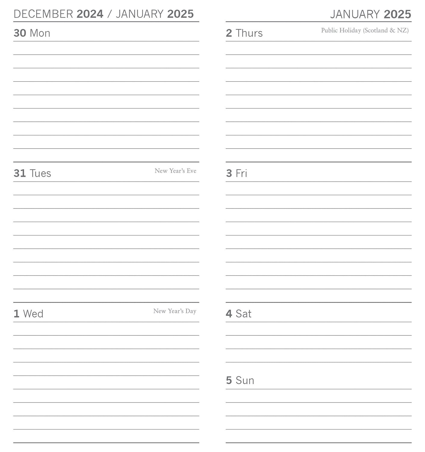 Van Gogh - 2025 Flexi Pocket Diary Premium Arts Planner Arts Xmas New Year Gift V474-692355