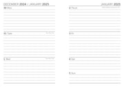 Hana-akari - 2025 Premium A6 Flexi Pocket Diary Planner Christmas New Year Gift V474-692425