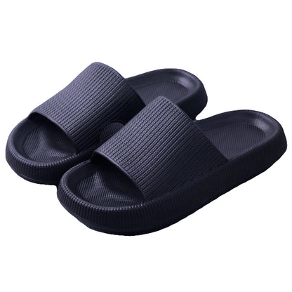 Pillow Slides Sandals Non-Slip Ultra Soft Slippers Cloud Shower EVA Home Shoes, Navy, 38/39 V474-693450
