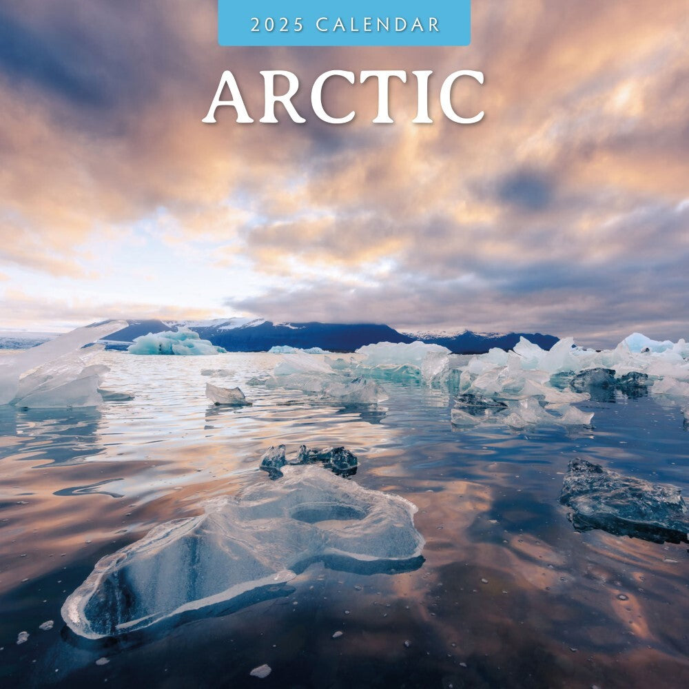 Arctic - 2025 Square Wall Calendar Nature 16 Month Premium Planner New Year Gift V474-695169