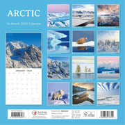 Arctic - 2025 Square Wall Calendar Nature 16 Month Premium Planner New Year Gift V474-695169