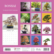 Bonsai - 2025 Square Wall Calendar Floral16 Month Premium Planner New Year Gift V474-695170