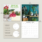 House Plants - 2025 Square Wall Calendar Floral16 Months Premium Planner Gift V474-695243