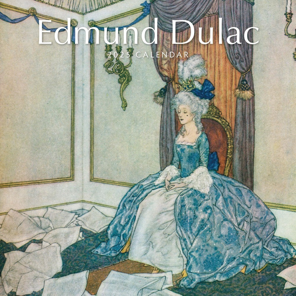 Edmund Dulac - 2025 Square Wall Calendar Fine Art 16 Months Premium Planner Gift V474-695271