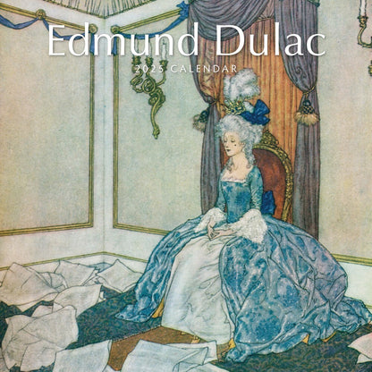 Edmund Dulac - 2025 Square Wall Calendar Fine Art 16 Months Premium Planner Gift V474-695271