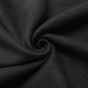 Women's Casual Fleece Shorts Sweat Athletic Track Pants w Elastic Wasit Pockets, Black, S V474-700288