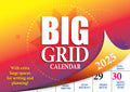 Big Grid - 2025 Rectangle Wall Calendar 13 Months Large Date Boxes Easy Planning V474-700410