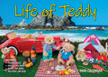 Life of Teddy - 2025 Rectangle Wall Calendar 13 Months Planner Adventures Gift V474-700419