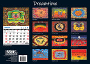 The Dreamtime - 2025 Rectangle Wall Calendar 16 Months Aboriginal Art New Year V474-700423