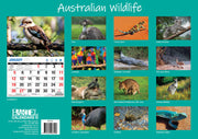 Australian Wildlife - 2025 Rectangle Wall Calendar 16 Months Animal Photography V474-700429